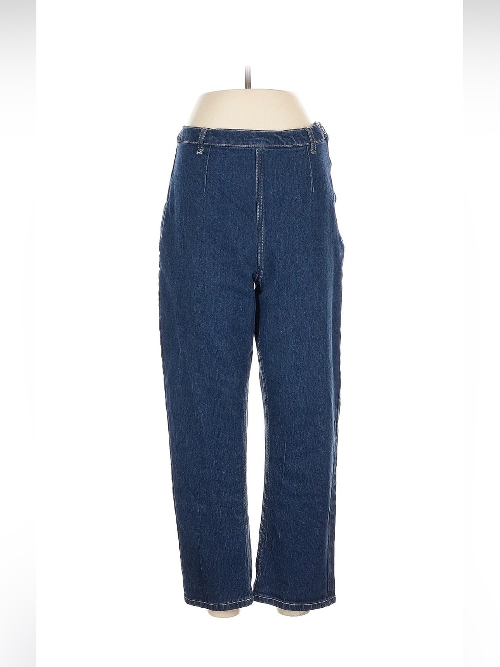 Collectif Women’s High Waisted Jeans With Side Zipper Size 10